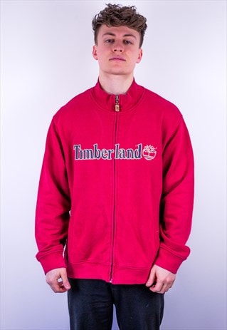 red timberland sweatshirt