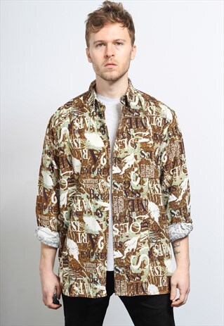 VINTAGE CORDUROY CORD SHIRT