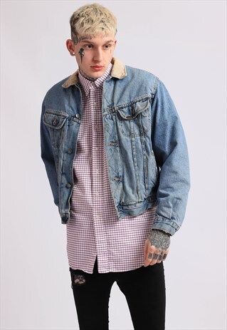 VINTAGE LEE DENIM INSULATED JACKET
