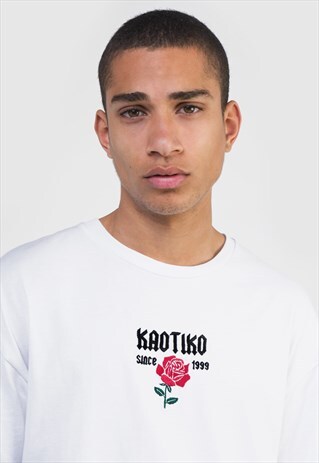 ROSE WHITE T-SHIRT