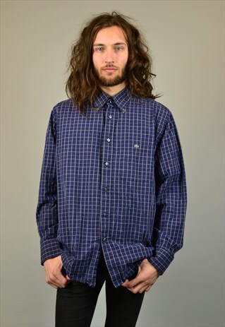 VINTAGE LACOSTE CHECKED SHIRT