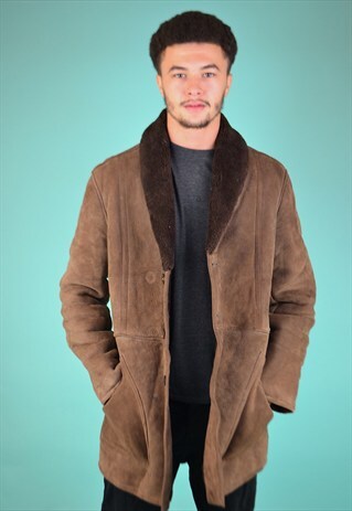 VINTAGE 90'S SHEARLING COAT