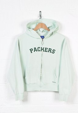 NFL Green Bay Packers Hoodie Sweatshirt Full Zip Ladies L