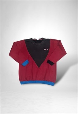 Reworked Fila Embroidered Sweatshirt