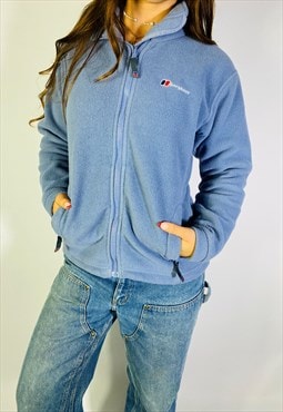 Vintage Size S Berghaus Fleece Jacket In Blue