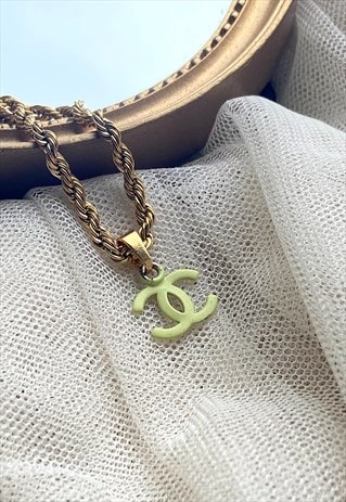 asos marketplace reworked chanel authentic pendant necklace jewellery watches