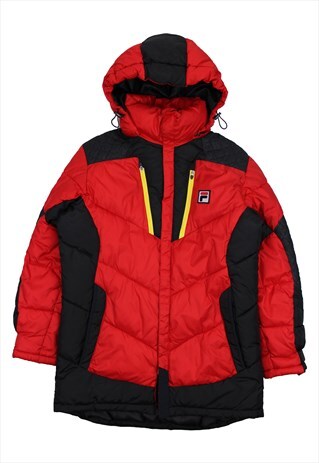 VINTAGE FILA PUFFER MID LENGTH COAT