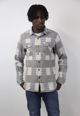 VINTAGE PATTERNED FLANNEL SHIRT