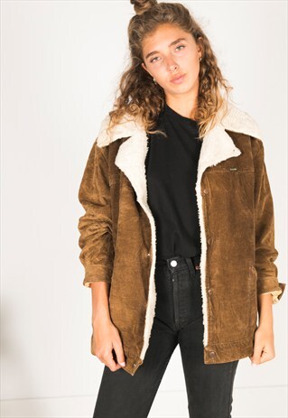 VINTAGE 80S WRANGLER WINTER SHEEPSKIN JACKET / R3211C705