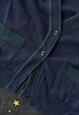 VINTAGE 80S OFFICE WORK BUTTON UP CARDIGAN SKIRT SUIT IN S