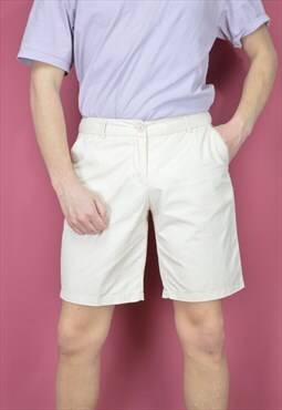 Vintage light pink classic cotton shorts