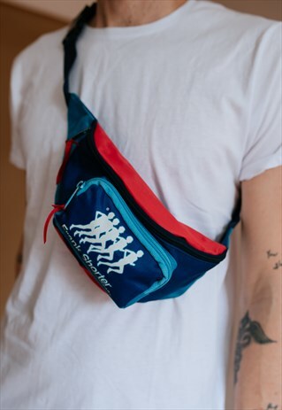 VINTAGE 90'S MULTICOLOR FESTIVAL BUM BAG