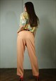 VINTAGE 90'S BAGGY WIDE LEG SUMMER FESTIVAL COLLAR TROUSERS 