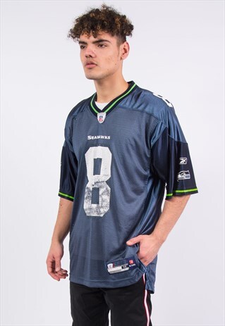 NFL SEATTLE SEAHAWKS JERSEY AMERICAN FOOTBALL SHIRT