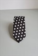 KOREAN STYLE POLKA DOT TIES IN BLACK COLOR