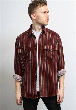 VINTAGE CORDUROY CORD SHIRT