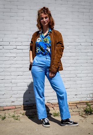 VINTAGE SUEDE BOMBER JACKET