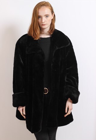 VINTAGE FAUX FUR JACKET