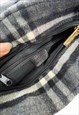 VINTAGE BURBERRY BAG GREY NOVA CHECK WOOL HANDBAG