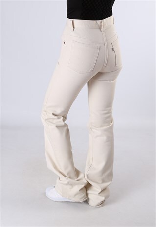 LEVIS DENIM BOOTCUT JEANS HIGH WAISTED UK 8 LONG LEG (FB2E)