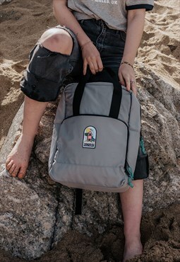 Junkbox Recycled Grey Beachy 'Cooler' Backpack
