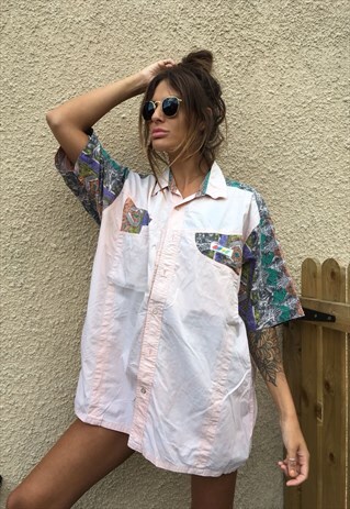OVERSIZED RETRO 90S 80S VINTAGE UNISEX FESTIVAL SHIRT