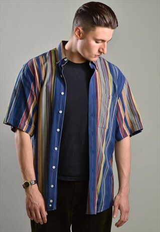 VINTAGE MULTI-COLOUR PATTERN SHIRT