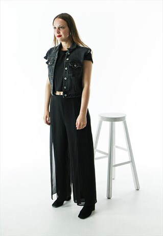 SLEEVELESS JEANS JACKET / SLEEVELESS BOXY VEST /