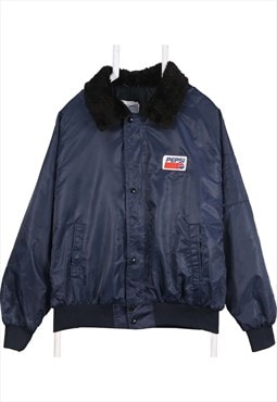 Vintage 90's Vintage club Windbreaker Jacket Fur Lined
