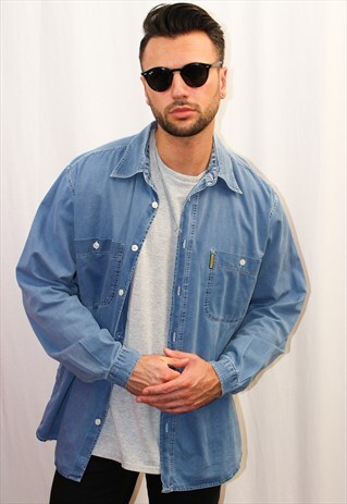 VINTAGE ARMANI JEANS DENIM SHIRT