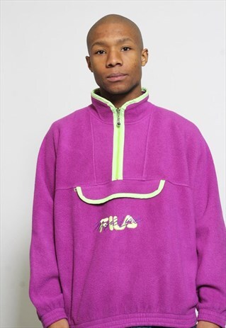VINTAGE FILA LOGO FLEECE PURPLE (RTRN)