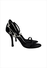 Christian Dior Heels Sandals Hardcore Silver Star 36 Vintage