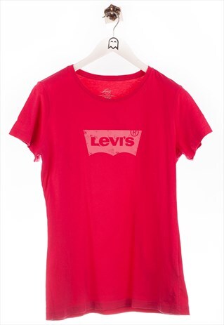 VINTAGE LEVIS PINK LEVIS PRINT T-SHIRT
