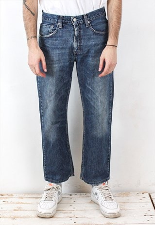 752 Vintage Mens W30 L30 Regular Straight Jeans Denim Pants