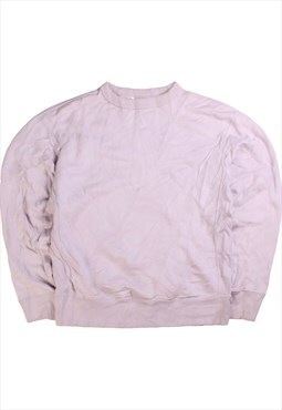 Vintage  Uniqlo Sweatshirt Heavyweight Plain Crewneck Pink