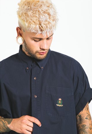 VINTAGE 80S POLO RALPH LAUREN CHAPS POLO SHIRT / 6387
