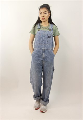 VINTAGE LEVIS DENIM BLUE 90S DUNGAREES