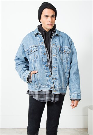 VINTAGE LEVI'S WINTER LINED DENIM JACKET / S2162