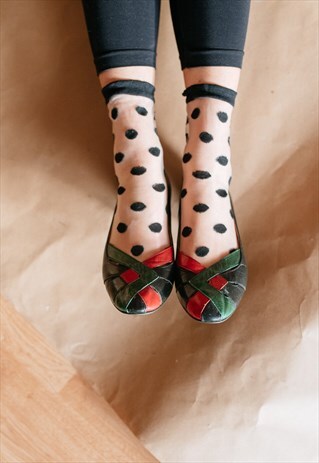 VINTAGE COLORFUL LADY SHOES
