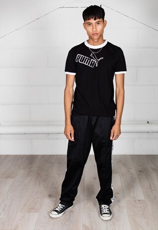 VINTAGE PUMA WHITE LOGO UNISEX T-SHIRT