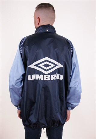 90S VINTAGE UMBRO WINDBREAKER SHELL JACKET AA7573