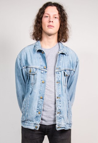 90'S VINTAGE LEE LIGHT BLUE DENIM JACKET