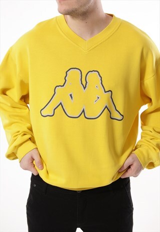 90S VINTAGE VTG KAPPA BIG LOGO OVERSIZE SWEATSHIRT 12801