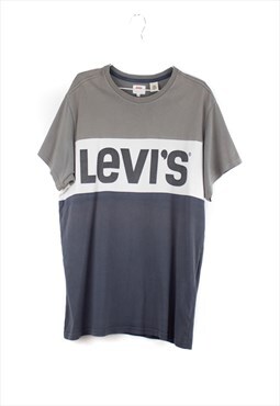 Vintage Levis T-Shirt in Grey M