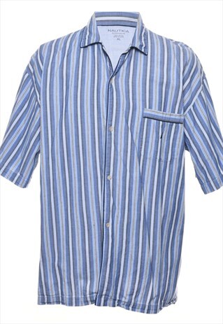 VINTAGE NAUTICA SHORT SLEEVED SHIRT - XL
