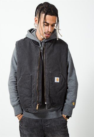 VINTAGE 80S CARHARTT GILET JACKET / S3126