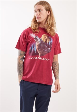 VINTAGE COLORADO GRAPHIC PRINT T-SHIRT