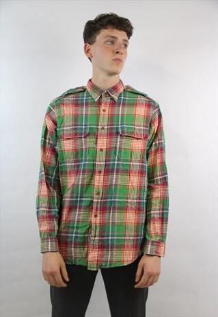 VINTAGE POLO RALPH LAUREN CHECK SHIRT