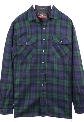VINTAGE 90'S BACK PACKER SHIRT LONG SLEEVE BUTTON UP CHECK