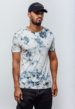 HALLEY ORGANIC BLACK TYE DYE T-SHIRT
